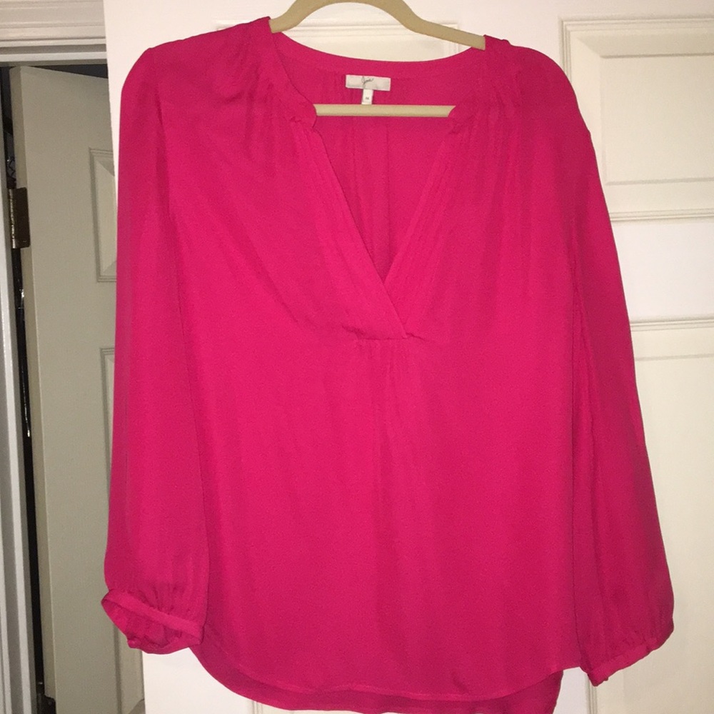 Joie Raspberry Pink Blouse
